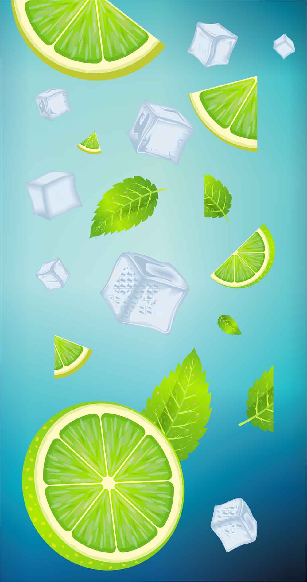 Blue Gold Agate Marble Fridge Wallpaper | Luxury Refrigerator Stickers – view 2