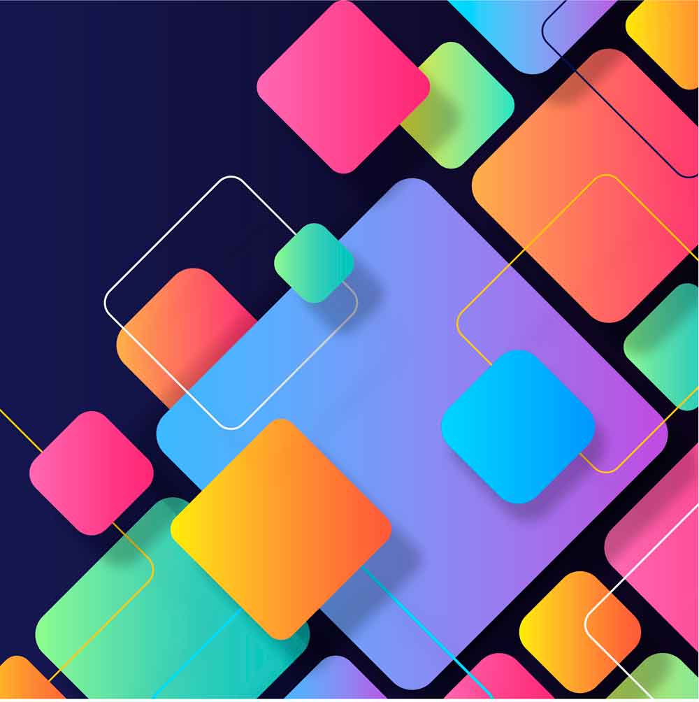 Modern Geometric Line Art Fridge Wallpaper & Refrigerator Sticker – view 2