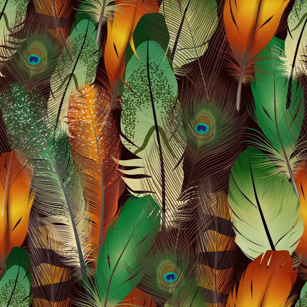 Golden Abstract Art Fridge Decals – view 2