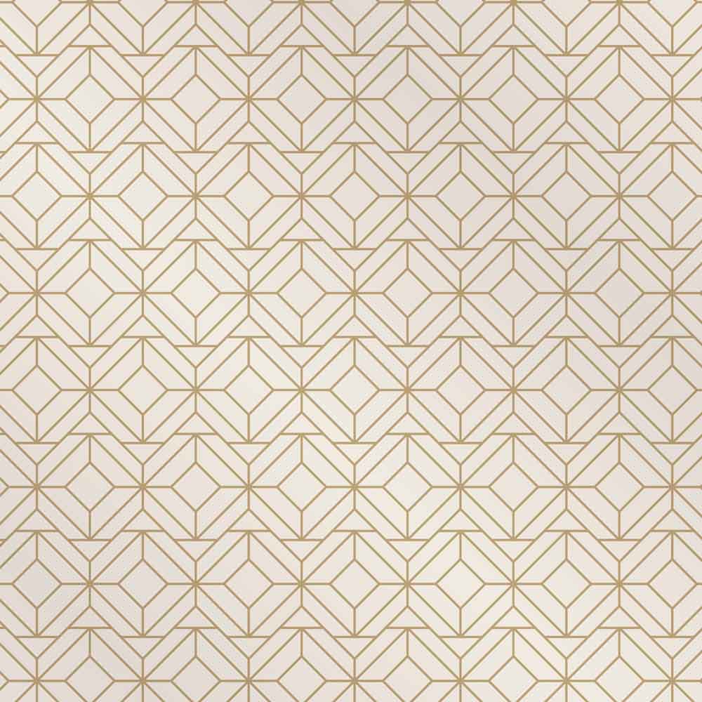 Abstract Geometric Lines Fridge Wallpaper - Removable Teal & Grey Kitchen Wrap – view 2