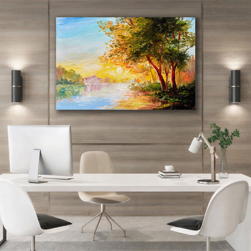 Autumn Leaves Custom Canvas Art – view 4