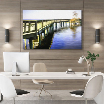 Vibrant Spring Blossom Forest - Large Wall Art Canvas – view 2