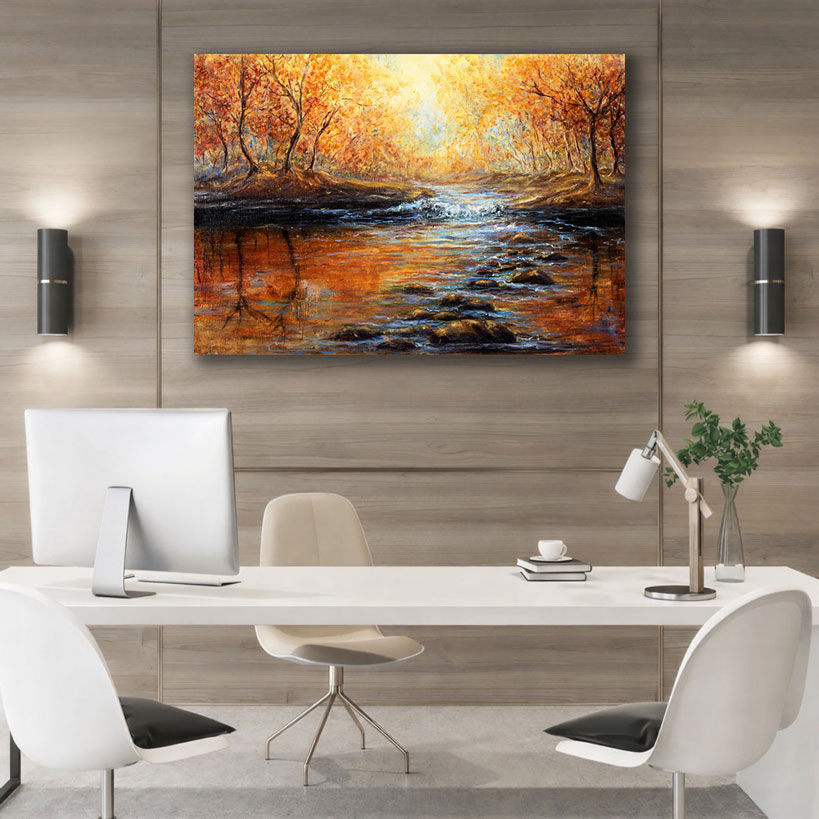 Tranquil Forest Nature Canvas Wall Art – view 2