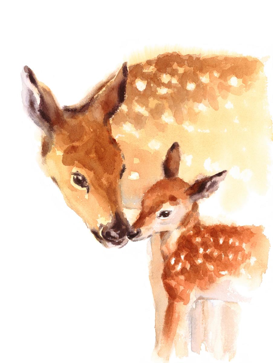 Modern Mother and Child Canvas Print – view 3