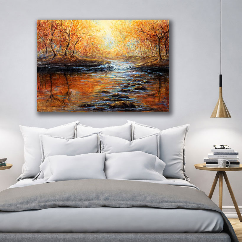 Tranquil Forest Nature Canvas Wall Art – view 3