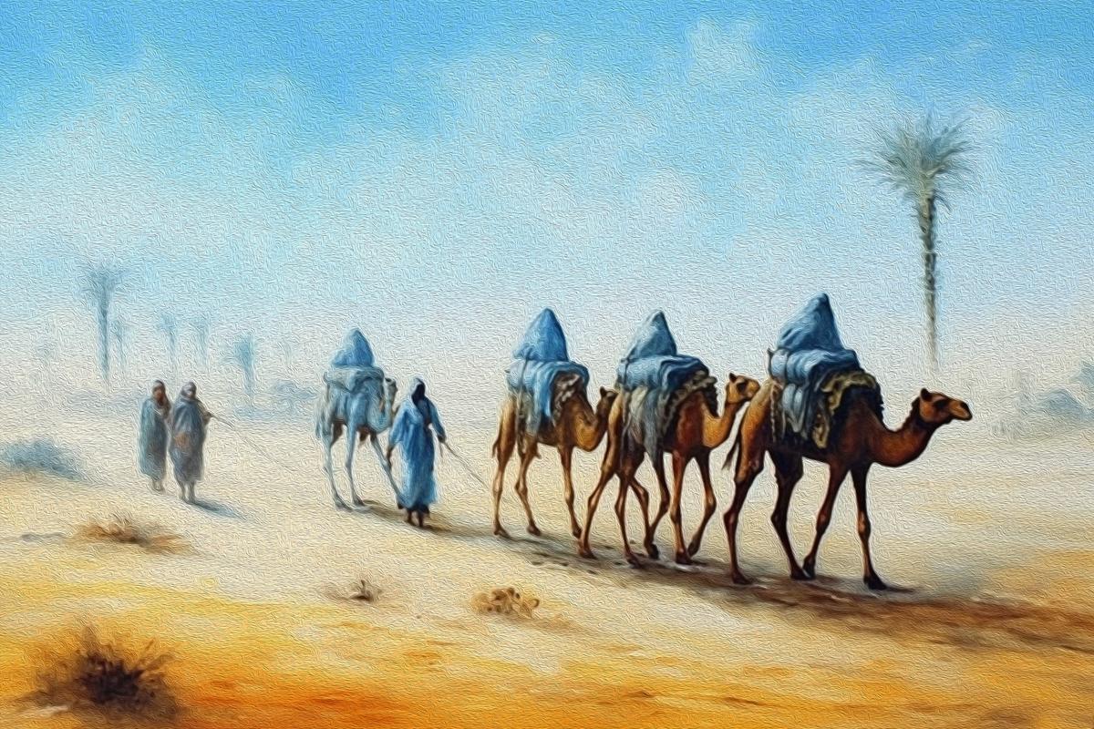 Canvas Wall Art: Women With Pots – view 2