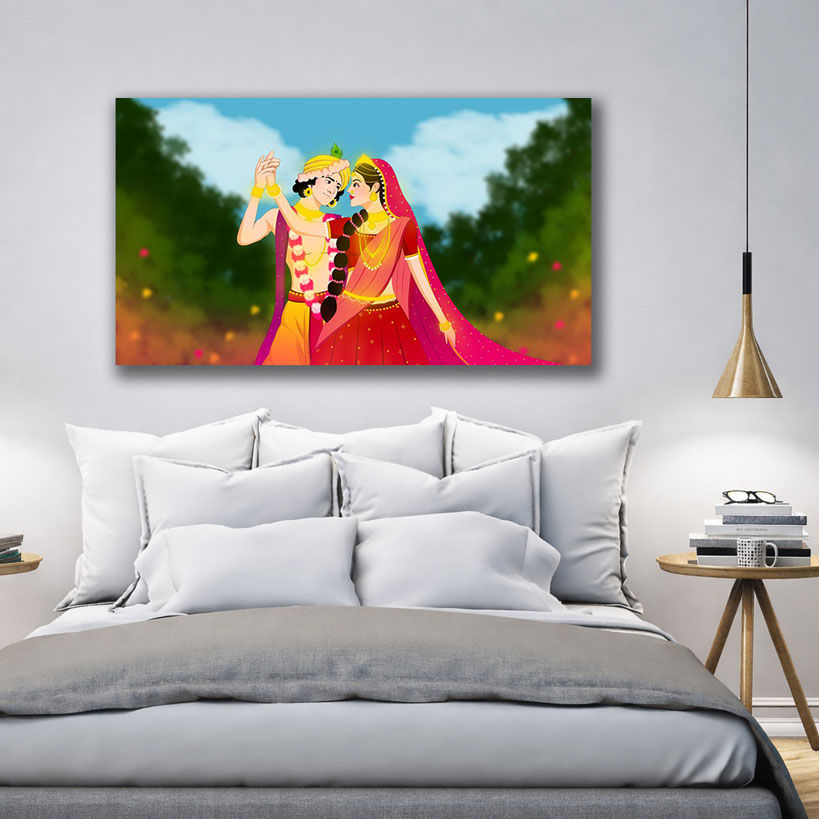 Eternal Romance Framed Canvas Prints - Bedroom Wall Art – view 4