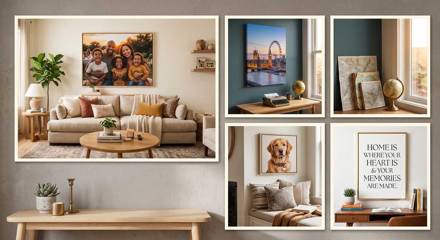custom canvas ideas family travel pet quote