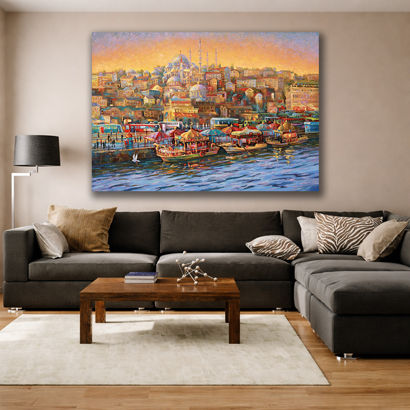 Golden Gate Sunset San Francisco City Canvas Art – view 2