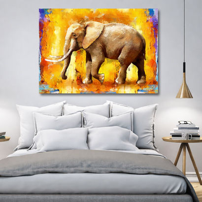 Ancient Village Scene Canvas Art – view 4