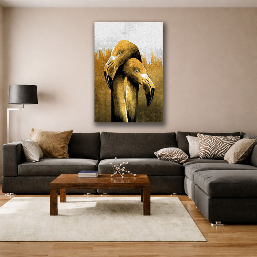 Safari Elephant Landscape Canvas Print – view 3