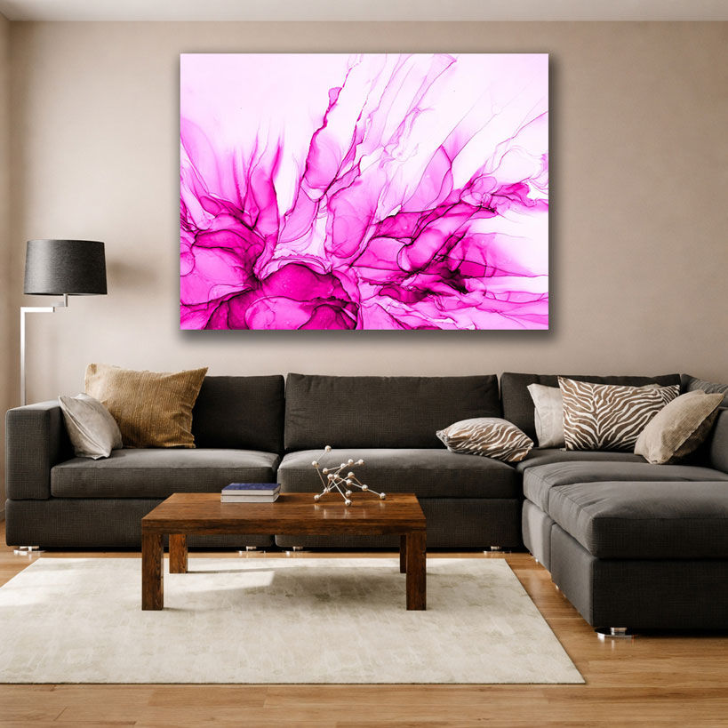 Elegant Diva Abstract Canvas Wall Art – view 4