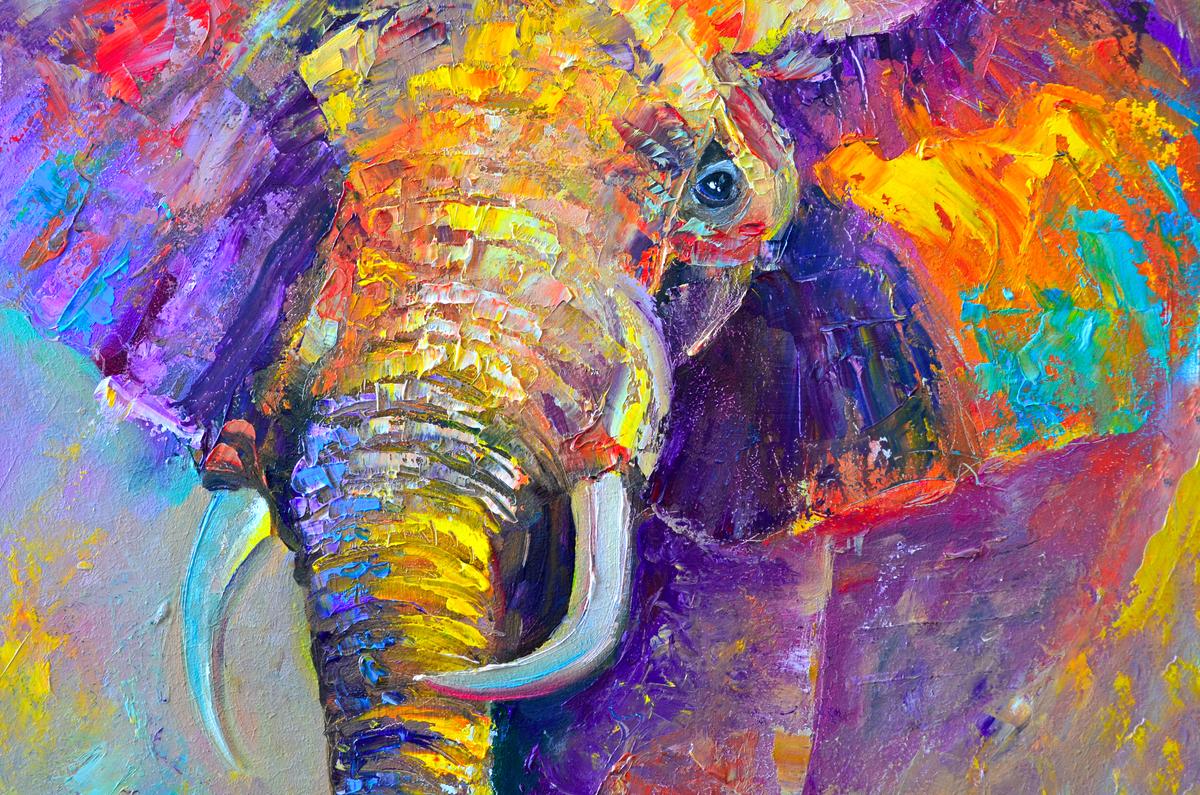 Majestic Wildlife Large Canvas Wall Art - Premium Wildlife Canvas Print - Close-up View - Canvas Groove India
