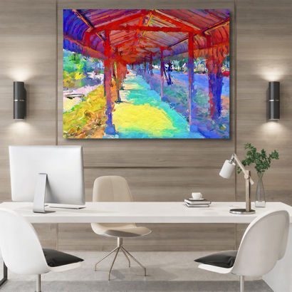 Peaceful Forest Walkway Canvas Wall Art – view 3
