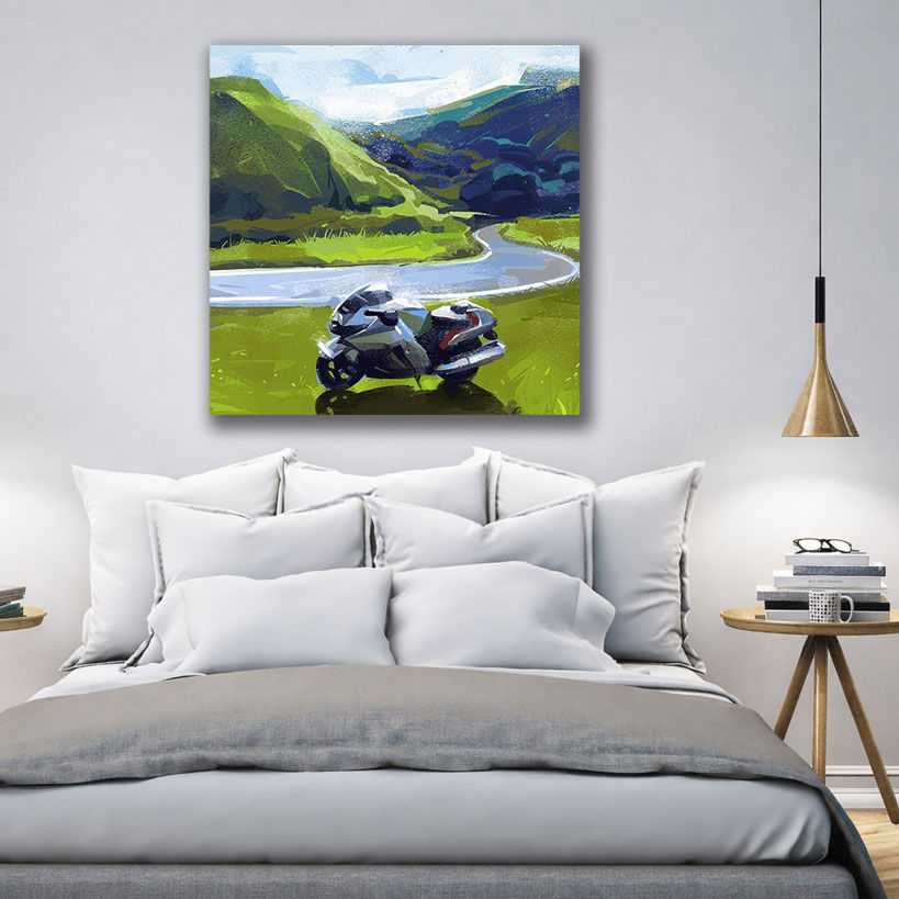Majestic Mountain Canvas Wall Art Prints – view 3