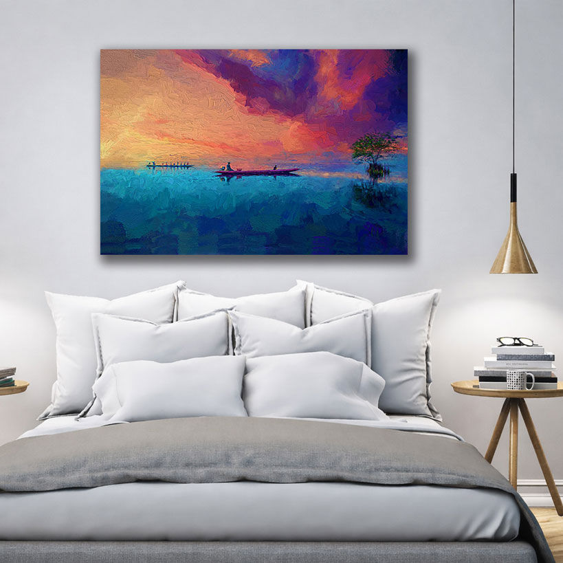 Breathtaking Sunrise Panoramic Wall Canvas — image 2 of 4