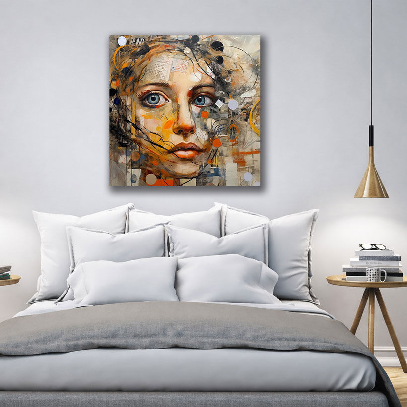 Serene Elegance Oversized Wall Art – view 2
