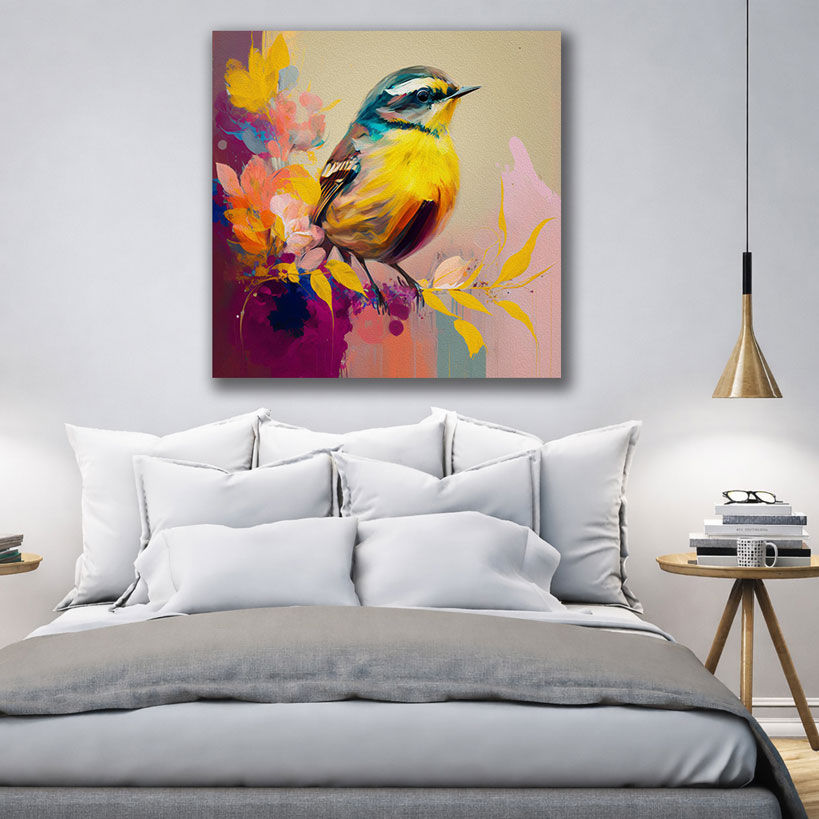 Black and White Tiger Face Canvas – view 3