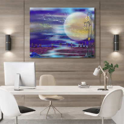 Mystical Morning Fog Forest - Canvas Art for Living Room – view 4