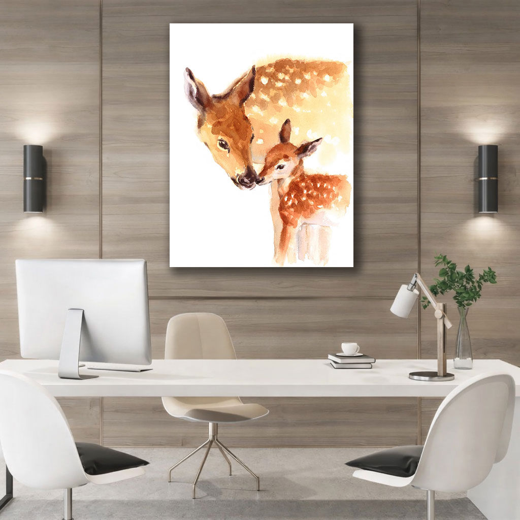 Modern Mother and Child Canvas Print – view 4