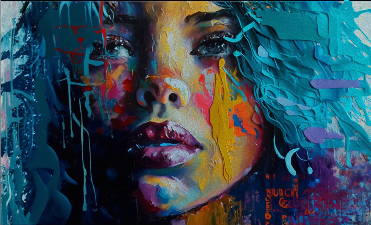 Mysterious Diva Canvas Wall Art – view 4