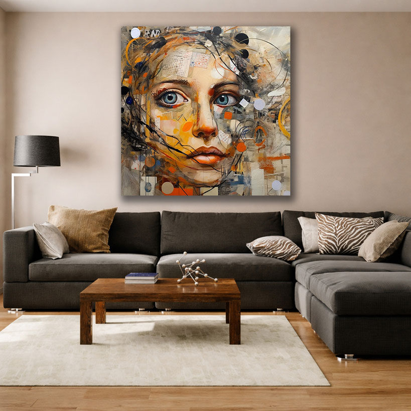 Serene Elegance Oversized Wall Art – view 3