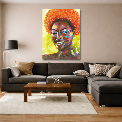 Abstract Tribal Women Canvas Prints – view 4