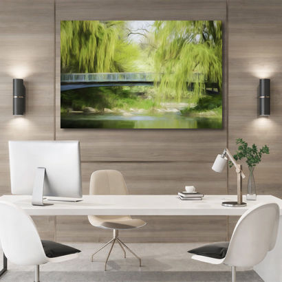 Tropical Jungle Misty Pathway - Large Canvas Wall Art – view 4