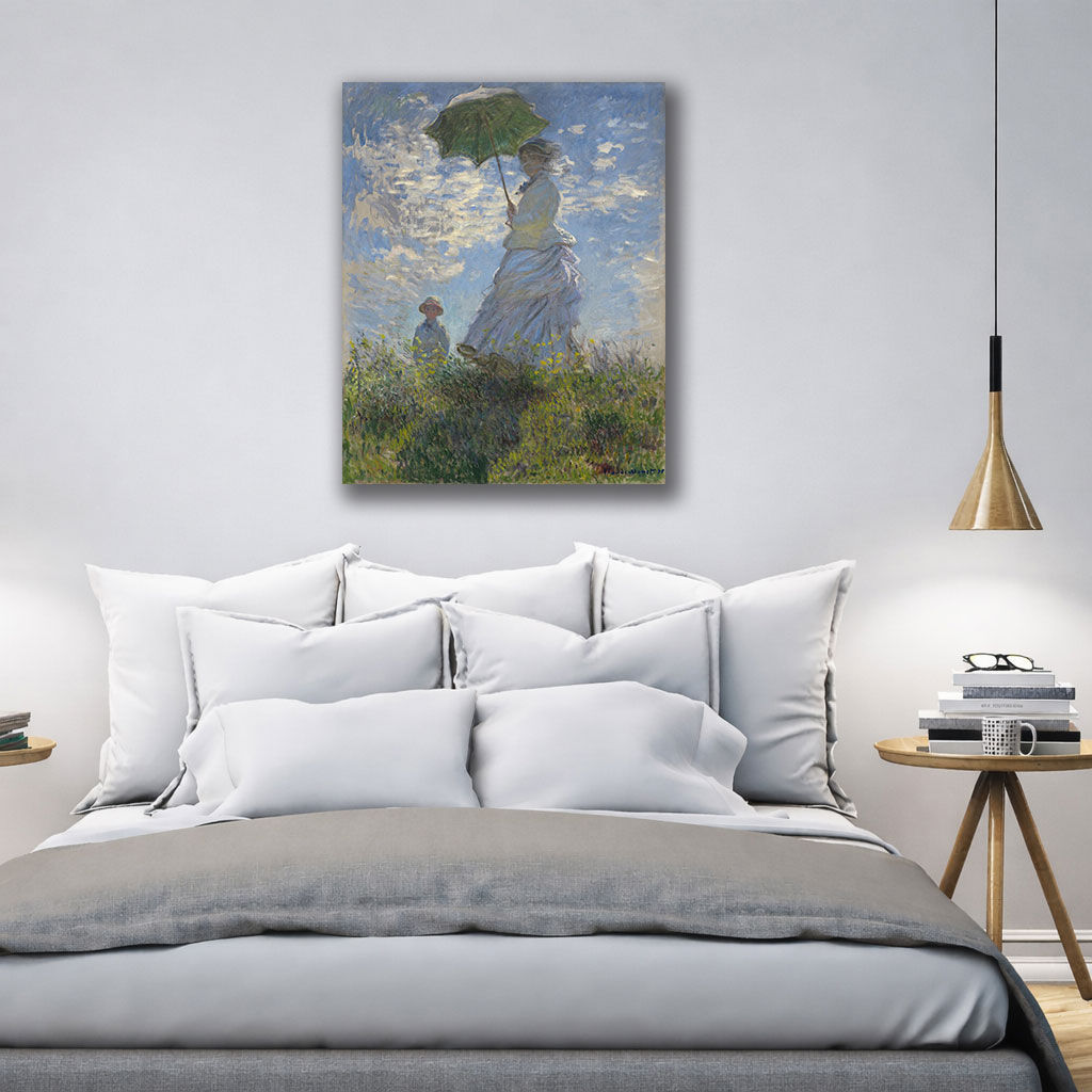 Classic Mother and Child Canvas Painting - Premium Mother & Baby Canvas Print - Close-up View - Canvas Groove India