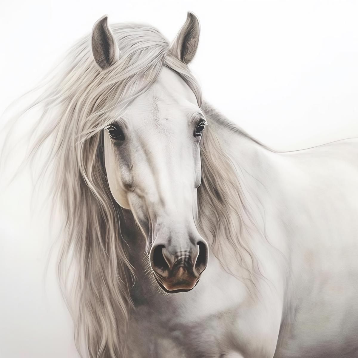 Rustic Galloping Horse Canvas Prints - Displayed in Contemporary Living Room - Canvas Groove India