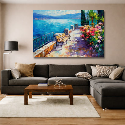 Scenic Trail Walkway Canvas For Office – view 4
