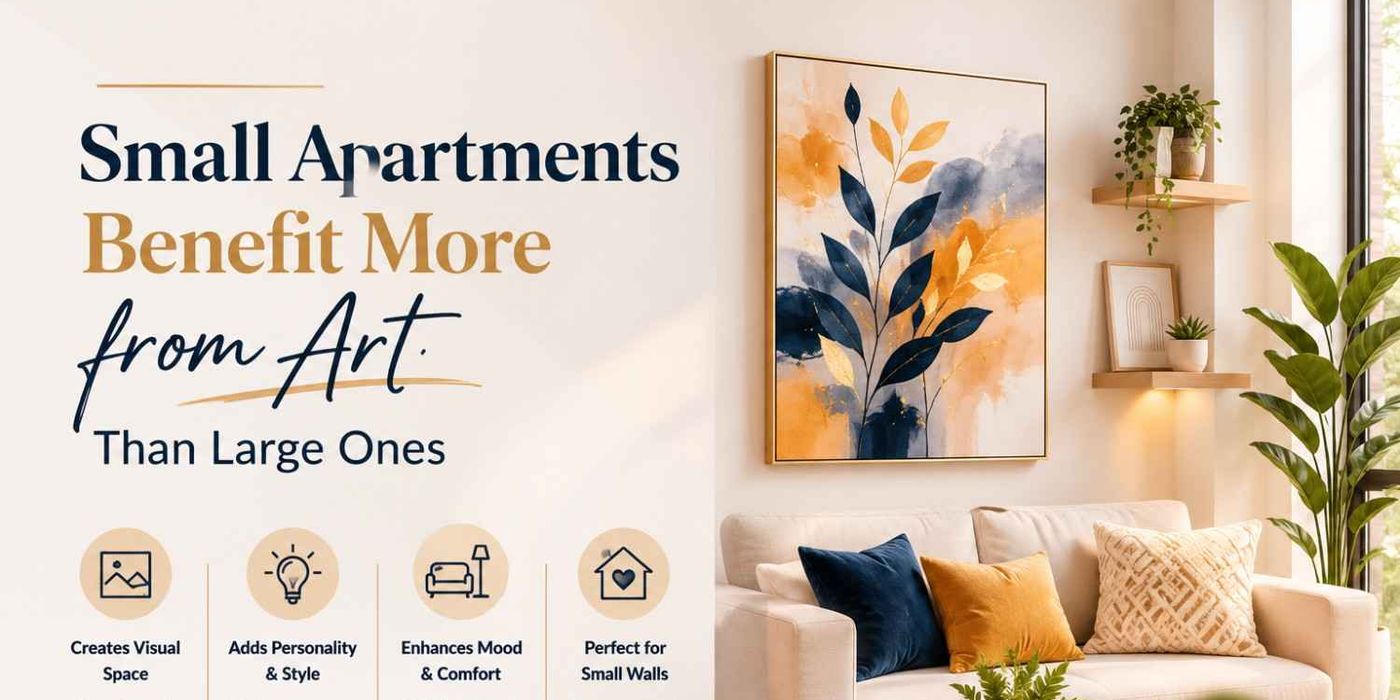 How to Decorate a Small Apartment with Art: Tips from Interior Designer