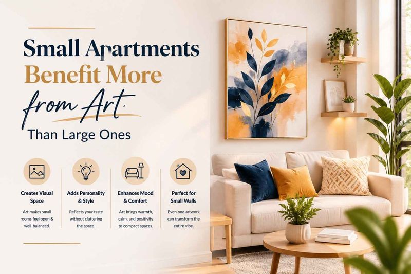 How to Decorate a Small Apartment with Art: Tips from Interior Designer