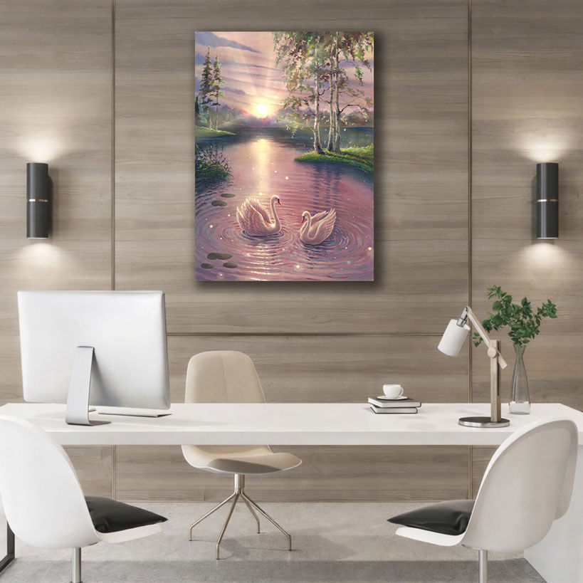 Radiant Sunrise Nature Large Canvas Prints — image 4 of 4