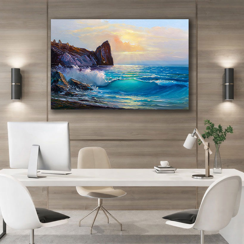 Sunset Horizon Framed Canvas Prints – view 2