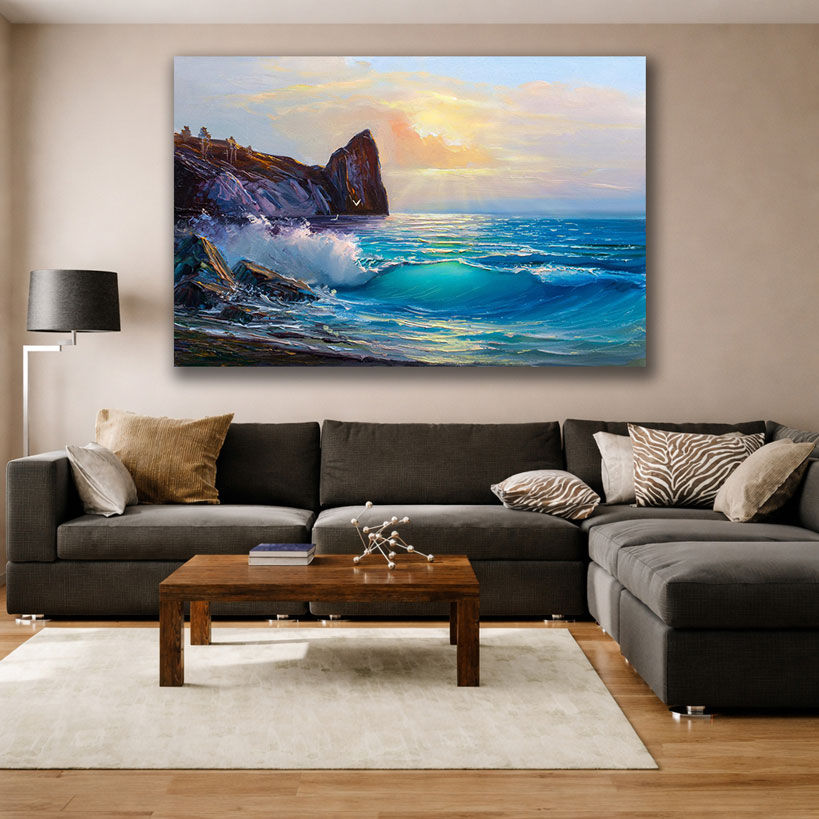Sunset Horizon Framed Canvas Prints – view 3