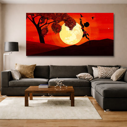 Traditional Indian Folk Art Canvas – view 4