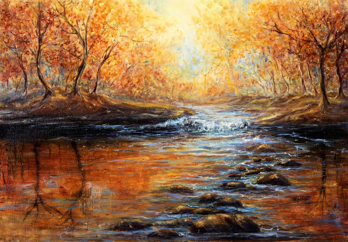 Tranquil Forest Nature Canvas Wall Art – view 4