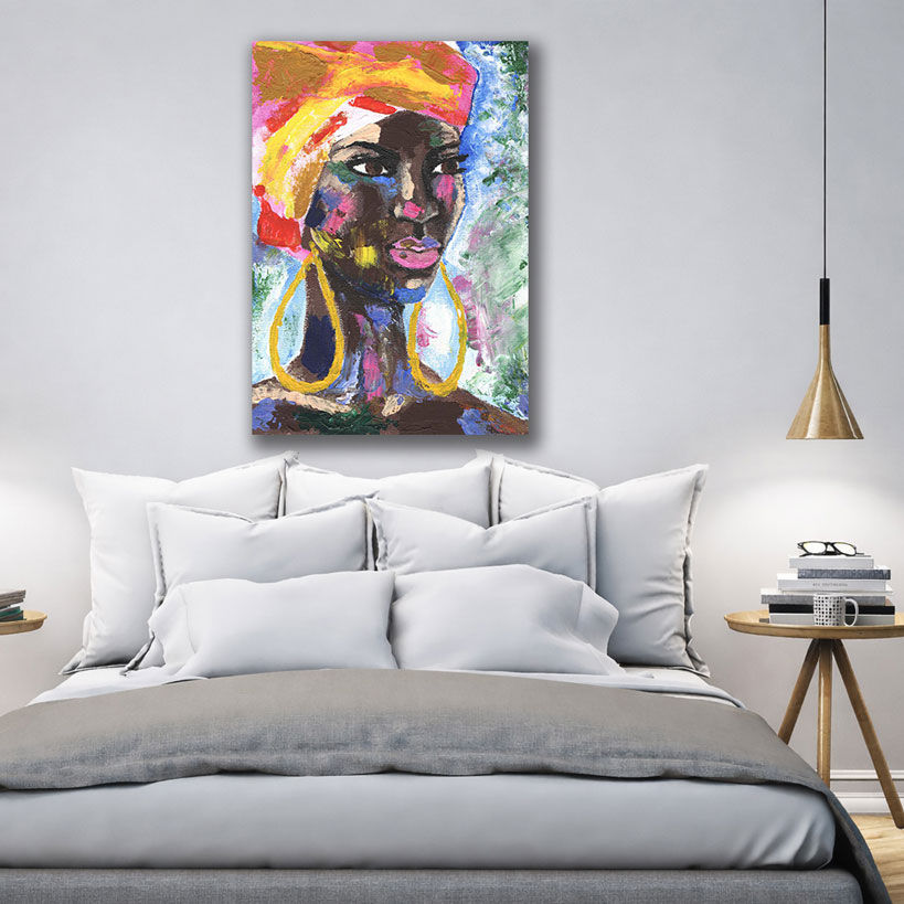 Vintage Diva Framed Canvas Print – view 4