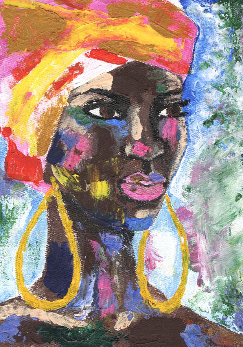 Vintage Diva Framed Canvas Print – view 3