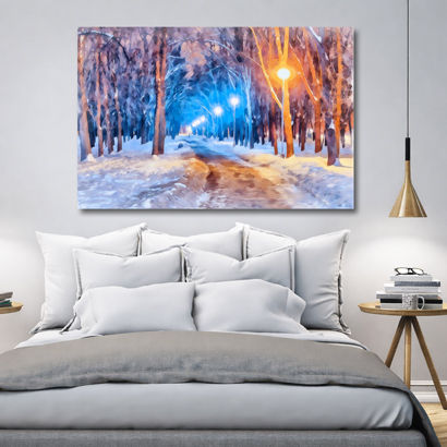 Serene Walkway Road Canvas Wall Art – view 4