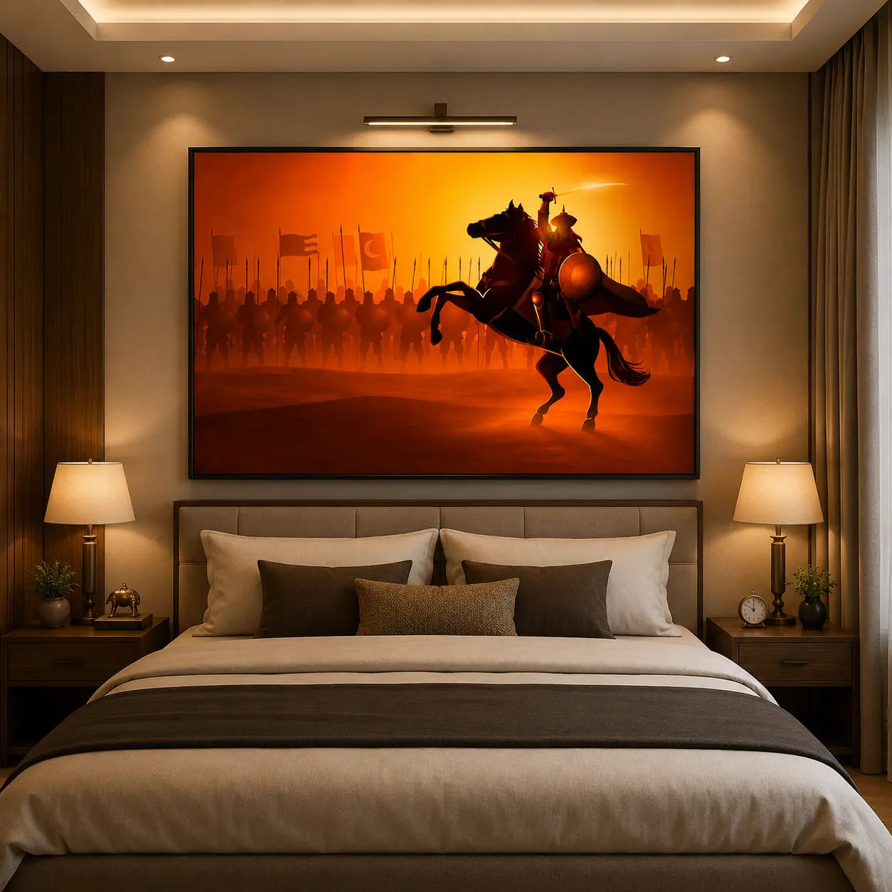 Abstract Wild Horse Large Canvas Art – view 4