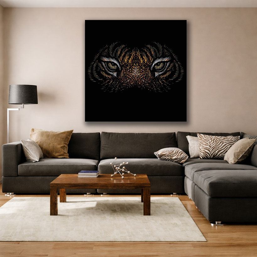 Wild Running Horses Canvas Wall Art – view 3