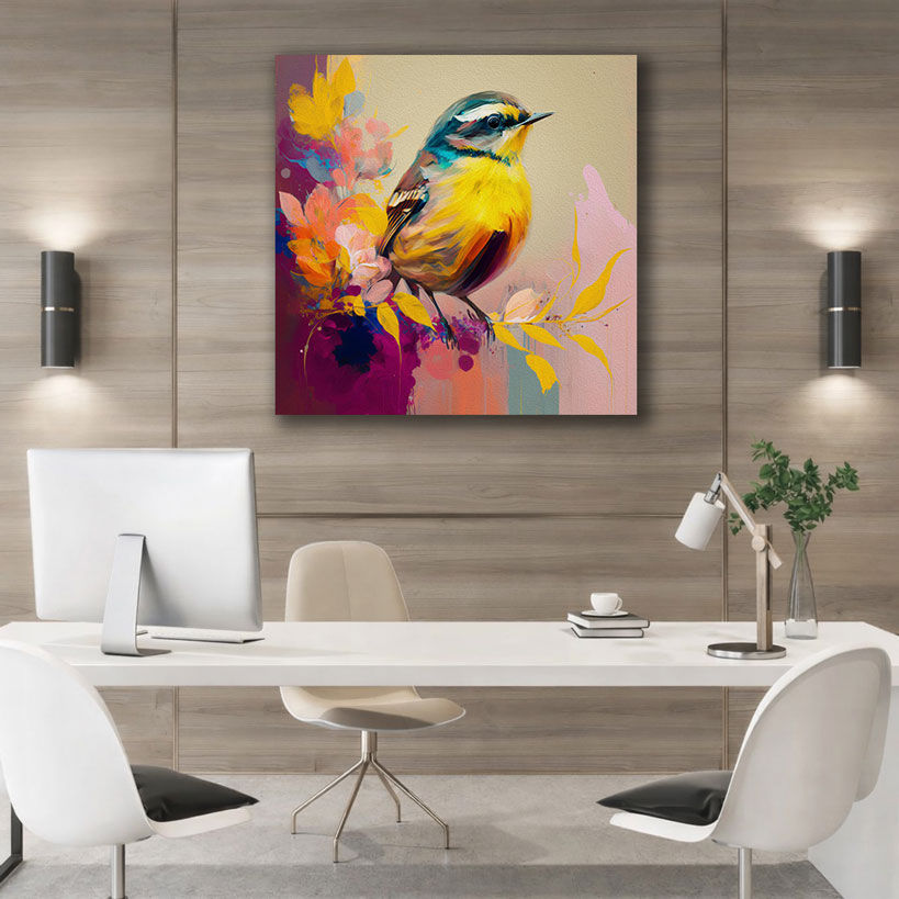 Black and White Tiger Face Canvas – view 4