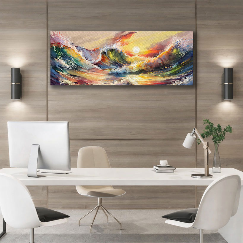 Snowy Peaks Wall Canvas Prints – view 4