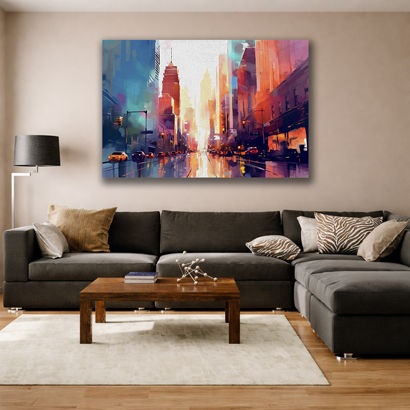 Golden Gate Bridge & San Francisco Skyline Canvas Art – view 2