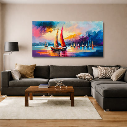 Bright Sunrise Oversized Wall Art
