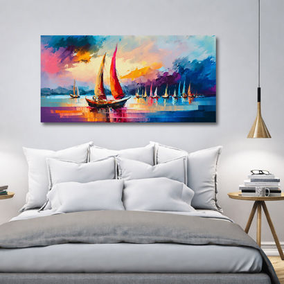 Bright Sunrise Oversized Wall Art – view 3