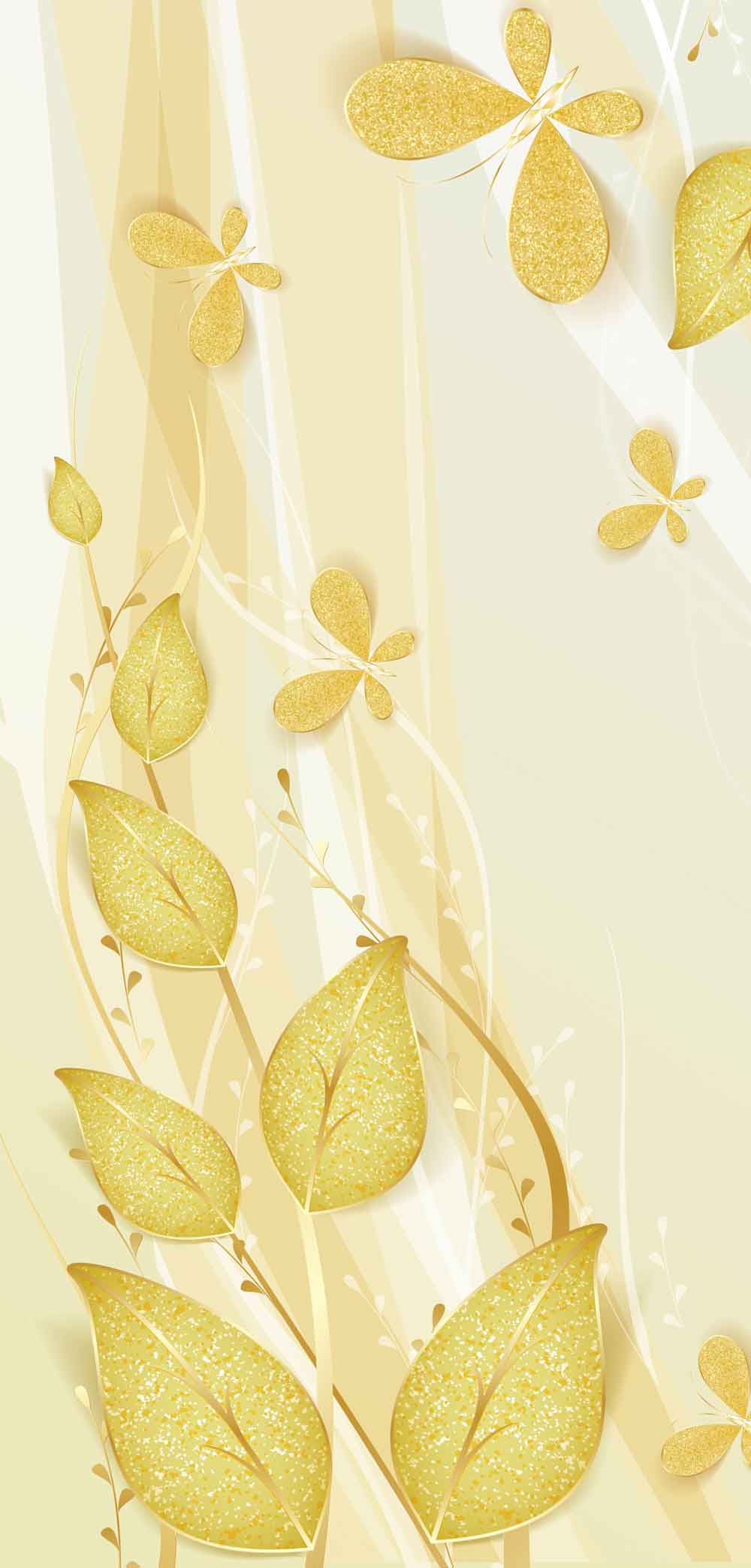 Elegant Peony Floral Full Fridge Sticker | Canvas Groove – view 2