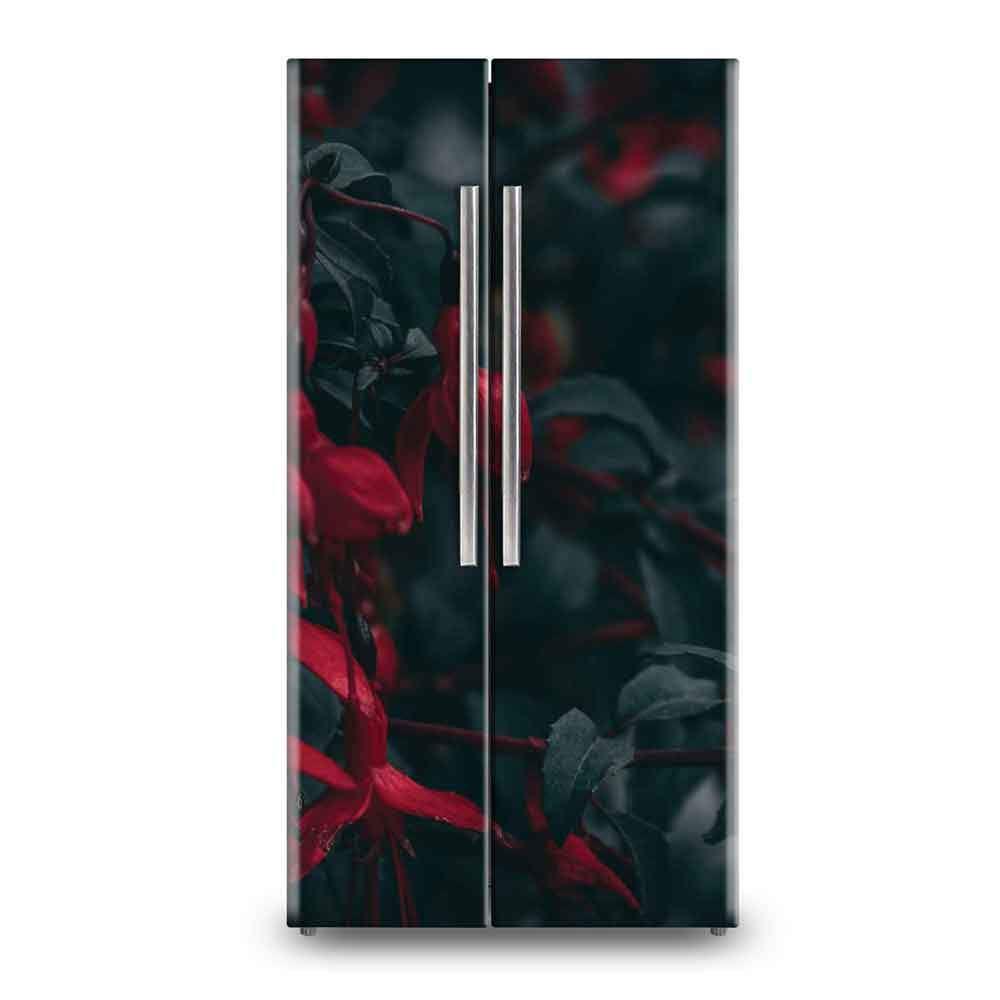 Blue Marble Stone Texture Fridge Wallpaper | Modern Kitchen Sticker